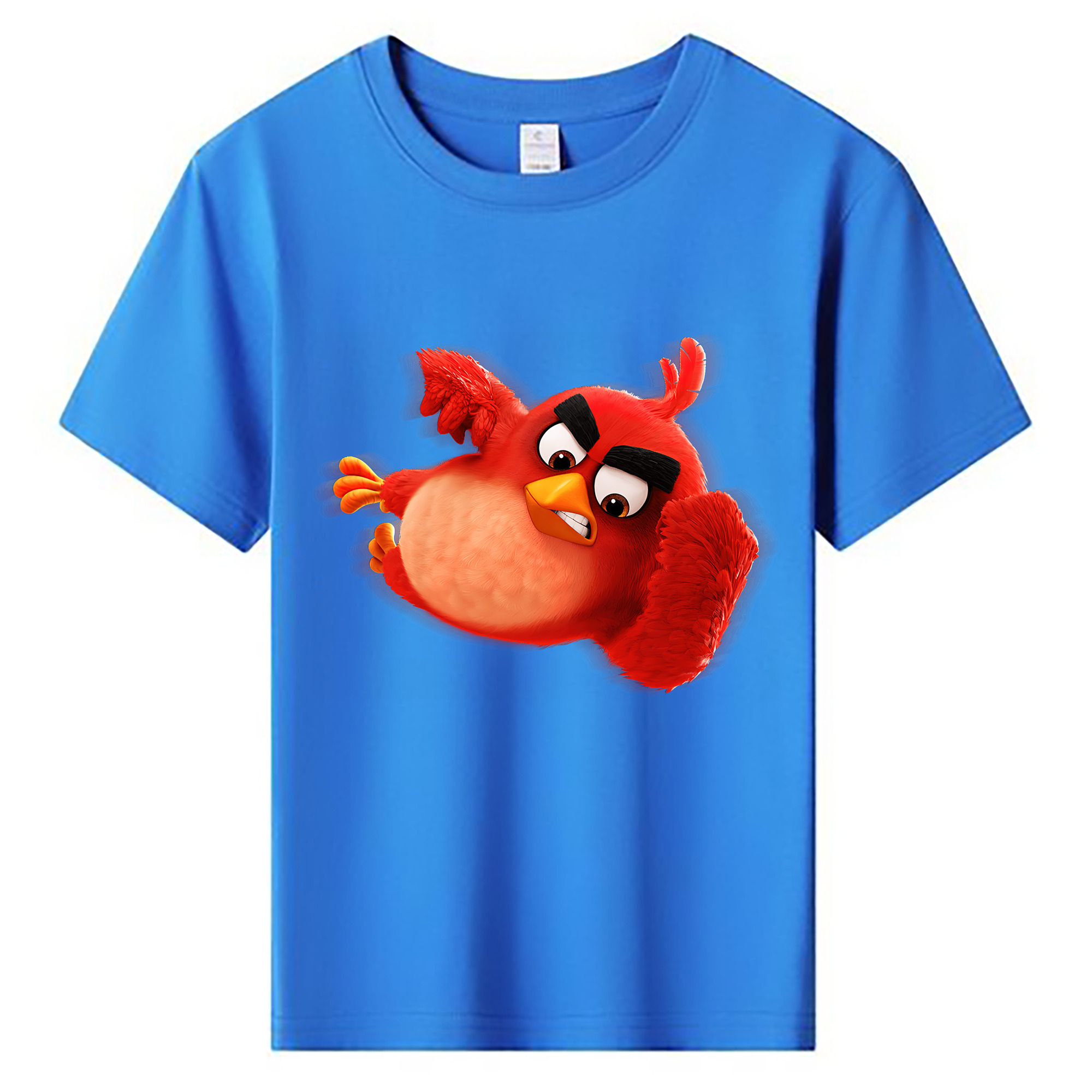 （画像用） Angry Birds アングリーバード 綿100％キッズTシャツ（フロントプリント）